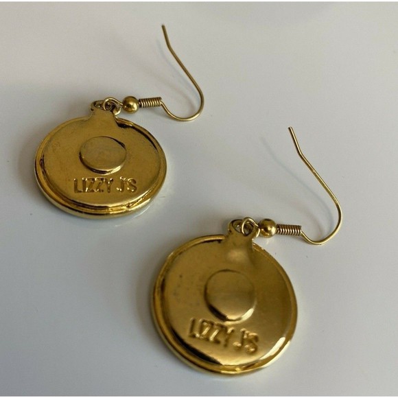 Lizzy Js Brass Shotgun Shell Earrings Grand Ole Opry Album/CD Unique - Picture 3 of 7